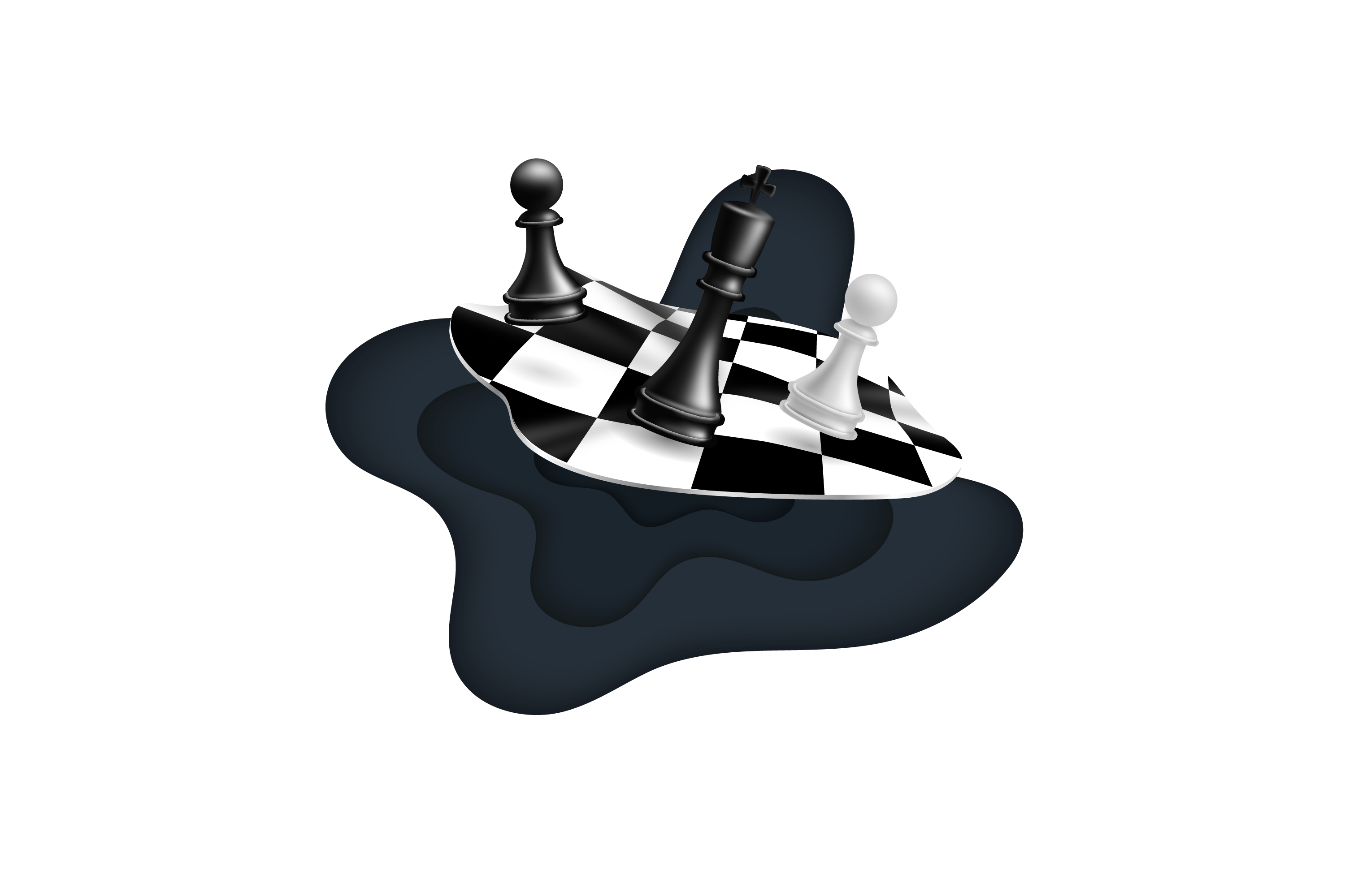 Strategy banner image chess pieces